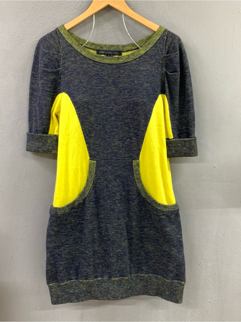 Marc Jacobs mini sweater Y2K Runway dress - Picture 2 of 8
